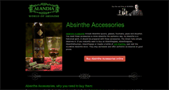 Desktop Screenshot of absinthe-accessories.com