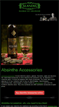 Mobile Screenshot of absinthe-accessories.com
